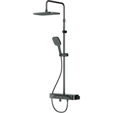 AM.PM Func F078F322 с термостатом Черная матовая