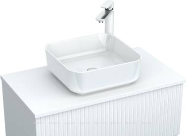 Aquanet Джейн 80 (с отв. под смеситель) цв.белый матовый (313297)