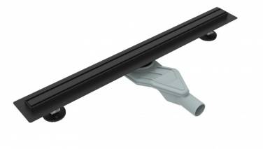 Esbano Slim решетка SIDE матовый черный длина 80 см