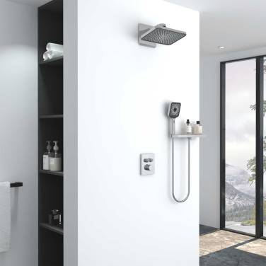 Vincea Inspire VSFW-3I21MT4RCH встраиваемый, термостатический, двухрежимный, хром