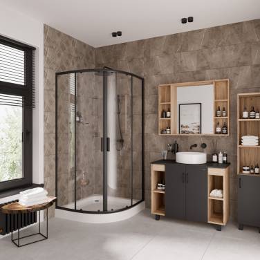 Niagara Nova NG-6807-08 BLACK 100x100 без поддона