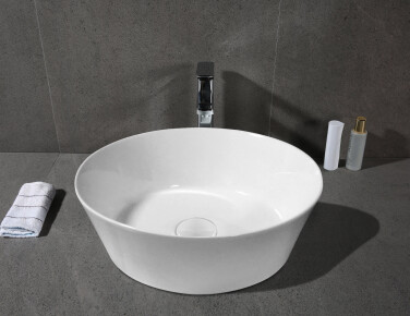 Ceruttispa CR3301MWM2 мрамор матовый белый 400х400х140