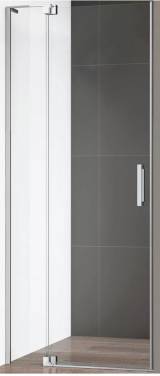 Cezares Slider (SLIDER-B-1-70/80-BR-Cr) профиль хром/стекло бронзовое