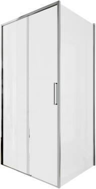 Aquanet Pleasure Evo 100x80 AE65-100x80-CT профиль хром, прозрачное стекло без поддона