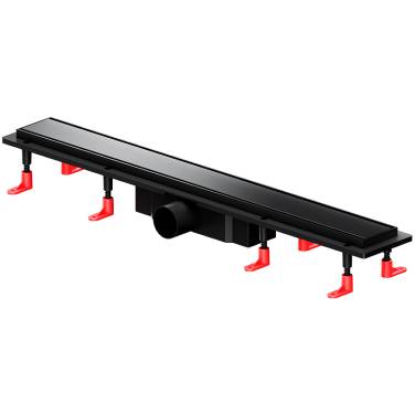 Am.Pm PrimeFlow 70 W02SC-U11-070-04BM с Черной матовой решеткой / под плитку Tile