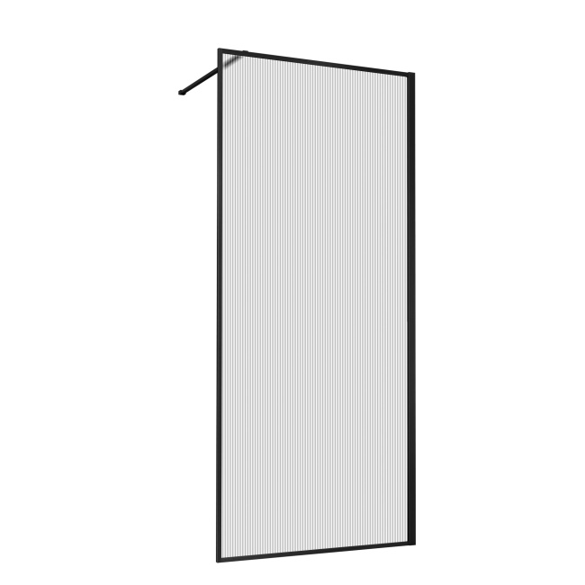 Vincea Walk-In HP Art VSW-1HP900FLB, 900*2000, черный матовый, стекло рифленое
