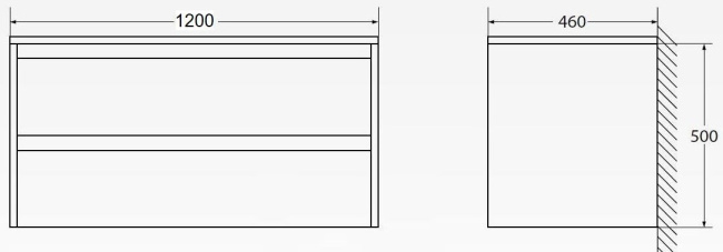 BelBagno Kraft 120 см KRAFT-1200-2C-SO-RT