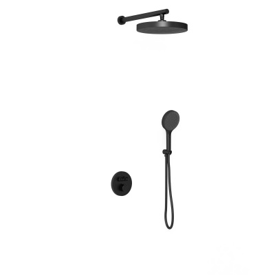 Vincea Inspire VSFW-3I22MT2MB встраиваемый, термостатический, двухрежимный, черный