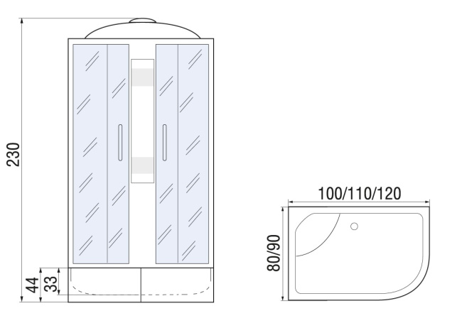 River Nara XL 100/80/44 MT R