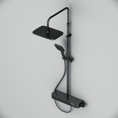 AM.PM Func F078F322 с термостатом Черная матовая