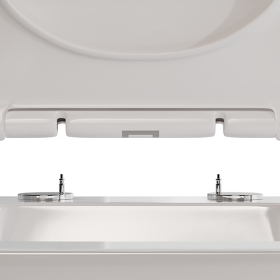 BERGES Sigma Rimless 52 см, сиденье дюропласт, микролифт, быстросьем