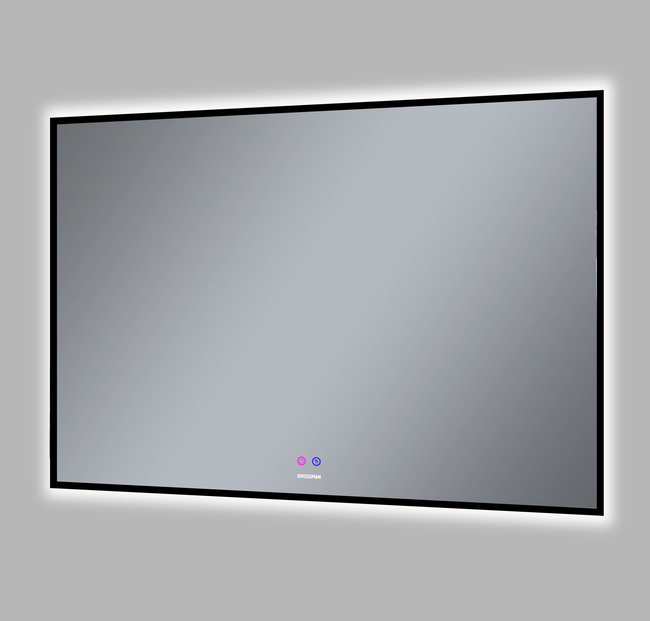 Grossman PRAGMA-норма BLACK (1000*800*45) LED с сенсорным выключателем и подогревом