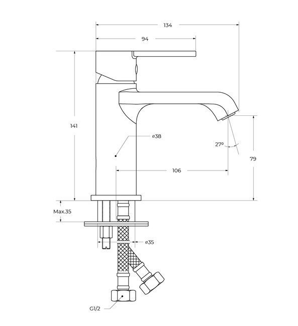 BelBagno AURORA-LVM-CRM-W0
