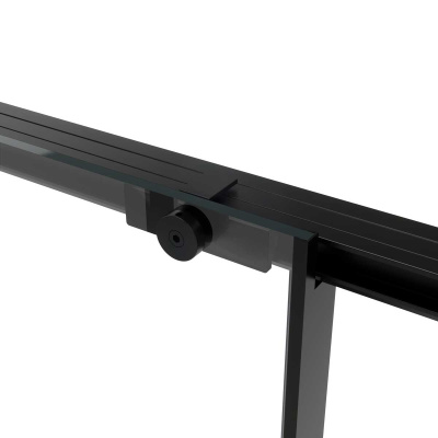 Vincea Slim Soft VSR-1SS9011CLB, 1100*900, черный, стекло прозрачное
