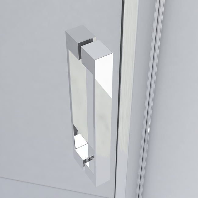 Vincea Stresa VSP-1S100CL, 1000x1000, хром, стекло прозрачное без поддона