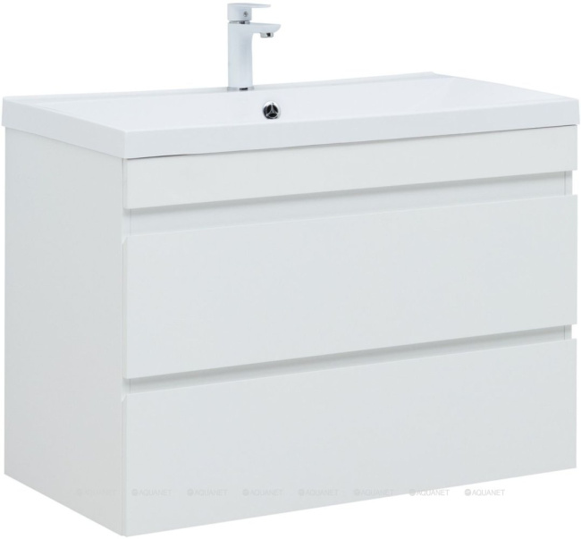 Aquanet Нота New 90 белый глянец без раковины (00335419)