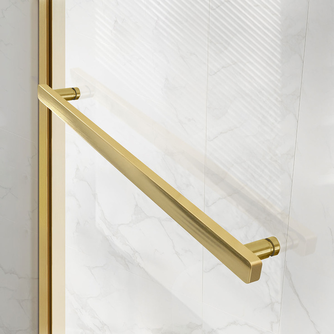 Vincea Slim Soft VSR-1SS9012CLG, 1200*900, брашированное золото, стекло прозрачное