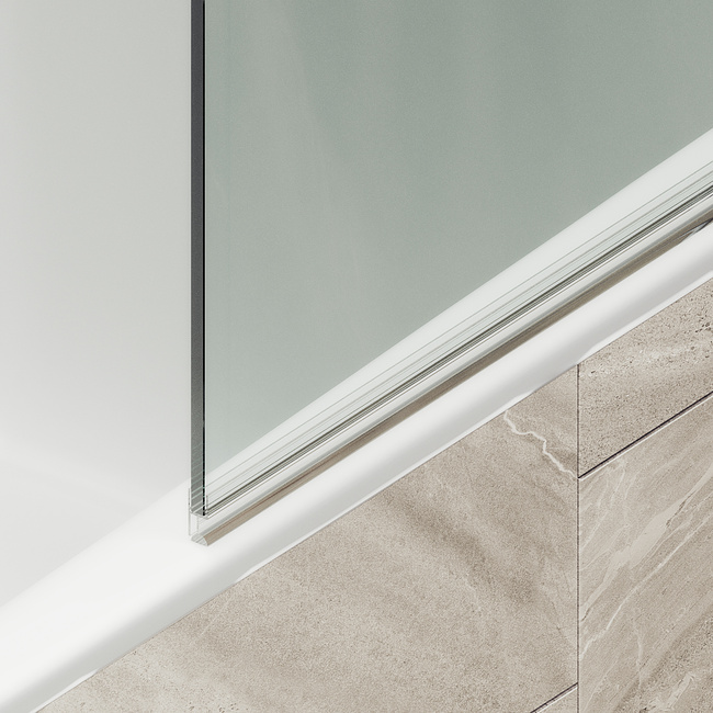 MaybahGlass поворотная на монопетле, 6 мм, Стекло Бесцветное, 80x140 (MGV-600-2)