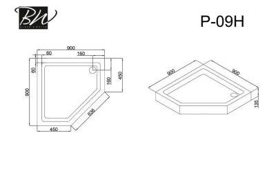 Black & White P-09H (90x90)