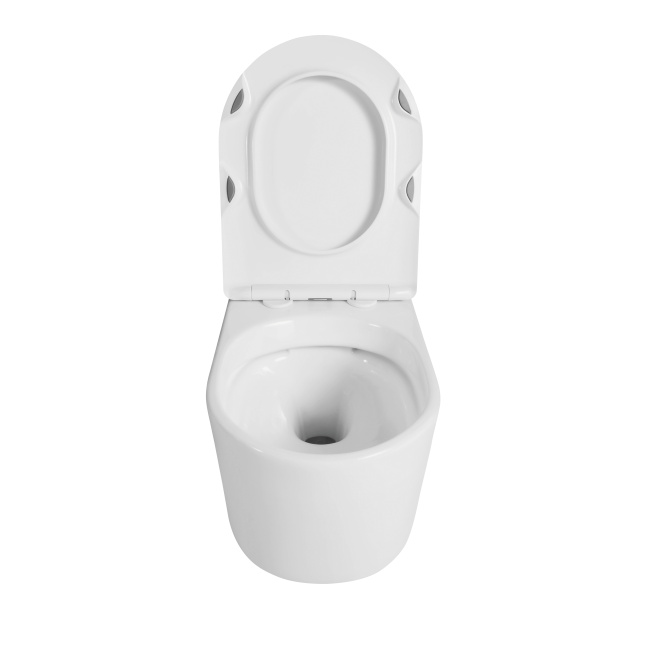 Grossman Thin Rim GR-5602S (520х365х345) тонкий ободок,белый с тонкой крышкой,микролифт,1 место