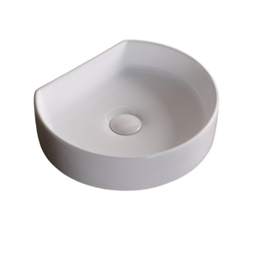 Ceruttispa CR7088 накладная, белая, усеченный круг 400х350х100