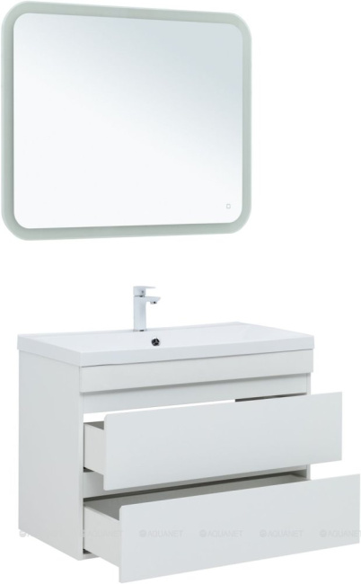 Aquanet Нота New 90 белый глянец без раковины (00335419)