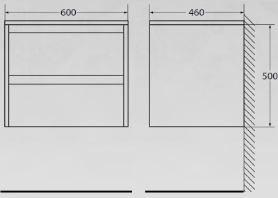 BelBagno Kraft 60 см KRAFT-600-2C-SO-RGB