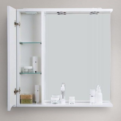 BelBagno Marino 70x75 MARINO-SPC-700/750-1A-BL-P-L левое с подсветкой