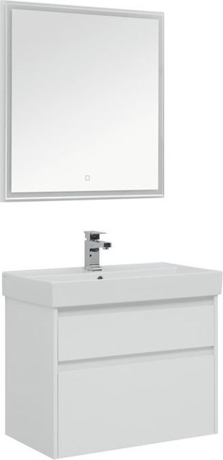 Aquanet Nova Lite 75 белый (2 ящика)