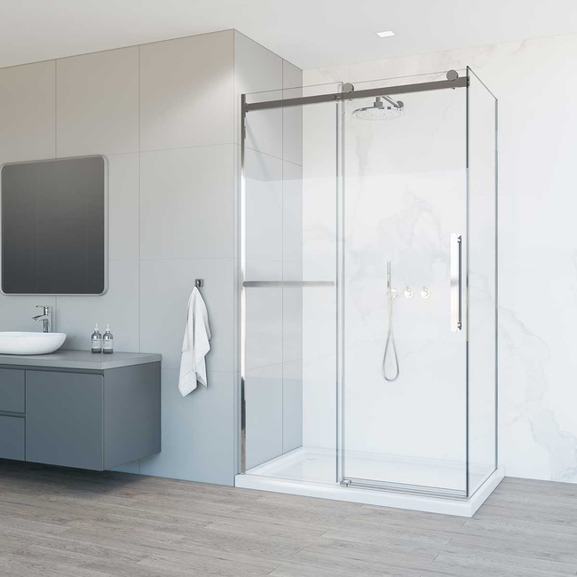 Vincea Como Soft VSR-1CS1011CL, 1100*1000, хром, стекло прозрачное