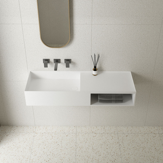 Vincea VWB-6S112MW, 1200*400*200, подвесная, цвет белый матовый