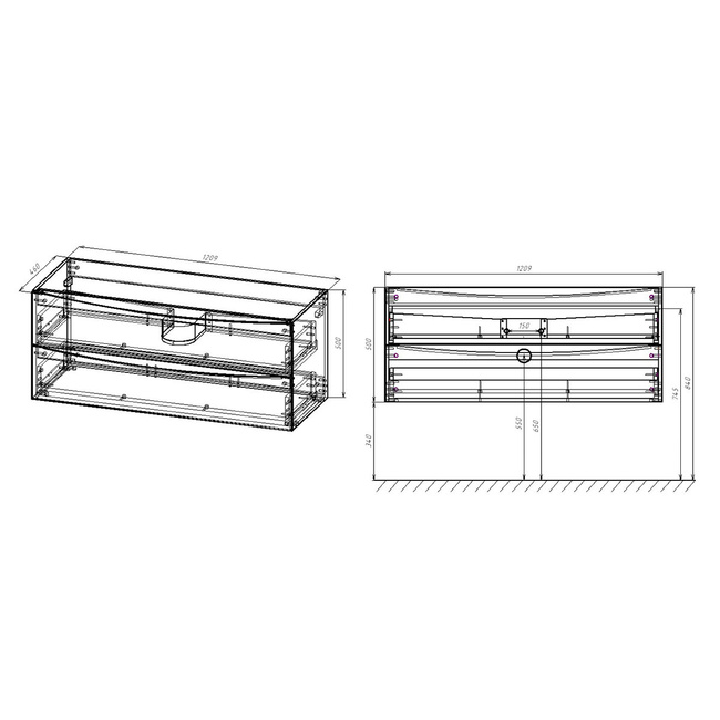 Vincea Mia 1200 R.Wood