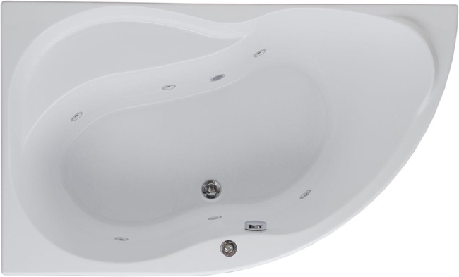 Aquanet Graciosa 150x90 L (с каркасом и фронтальной панелью)