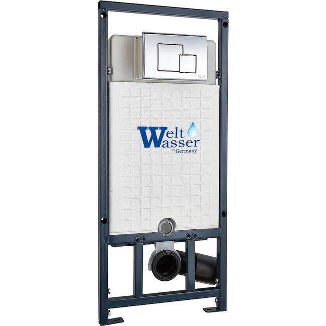 WeltWasser MARBERG 507 + SE  с квадратной кнопкой цвета хром