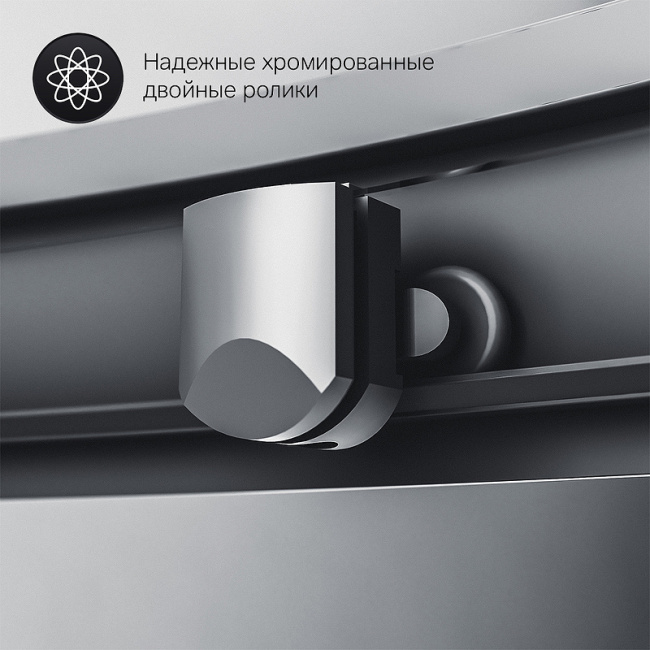 AM.PM Gem 120х90 W90G-404-120290-BT профиль Черный матовый стекло прозрачное без поддона