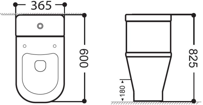 Aquanet Fine Rimless FINE-C Soft Close (чаша)