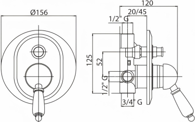 Cezares Elite ELITE-VDIM-01-M с внутренней частью