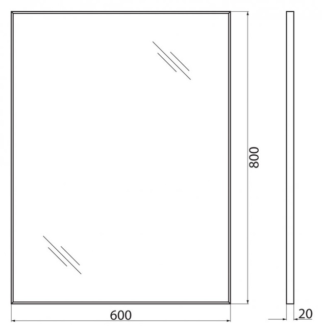 BelBagno 60x80 SPC-AL-600-800