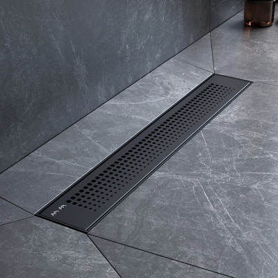 Am.Pm PrimeFlow 50 W02SC-P11-050-01BM с Черной матовой решеткой Cut Gradient