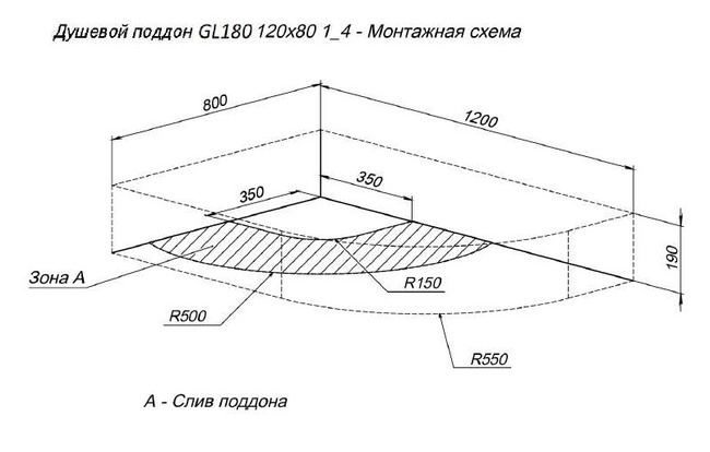 Aquanet GL180 120x80 L