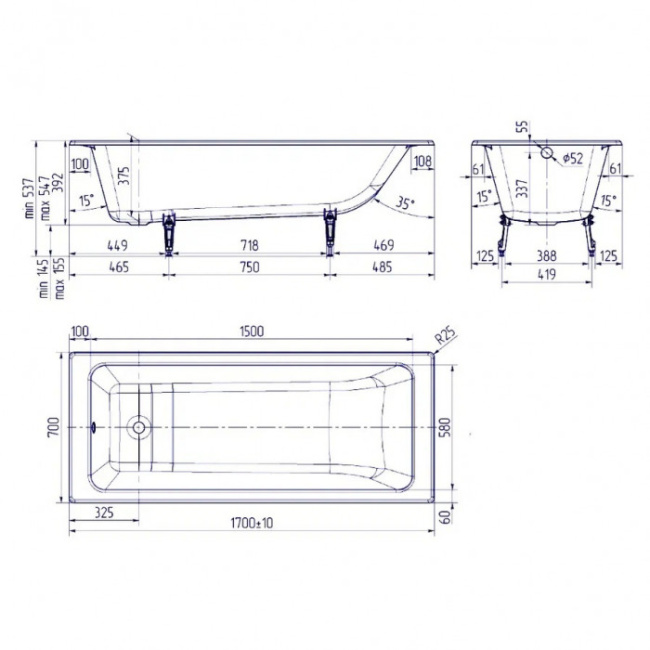 Delice Parallel 170х70 DLR220505
