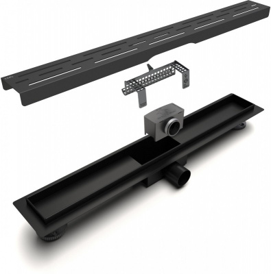 Esbano Meta решетка RAIN длина 70 см матовый черный