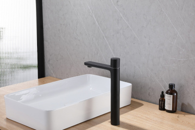 ABBER Rund AF8711B для накладной раковины, черный матовый