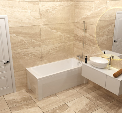 Timo RITTA 150x70 (в комплекте слив, каркас)