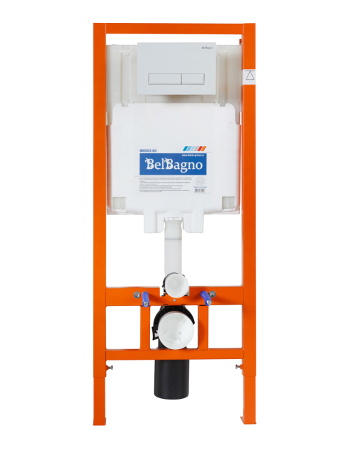 BelBagno BB002-80/BB009-MR-BIANCO с кнопкой смыва Белый