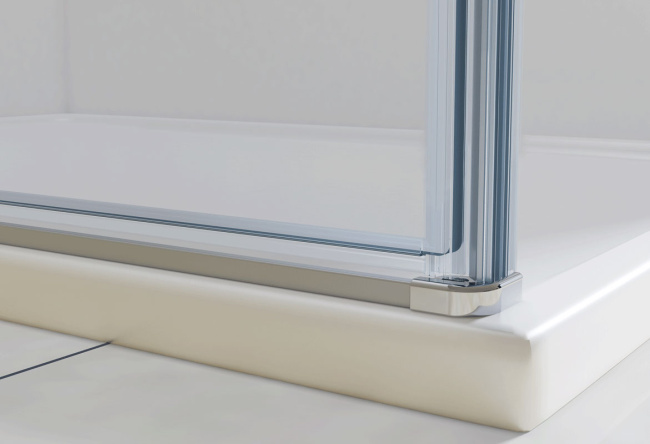 Vincea Extra VSR-1E809090CL 800/900x900, хром, стекло прозрачное без поддона