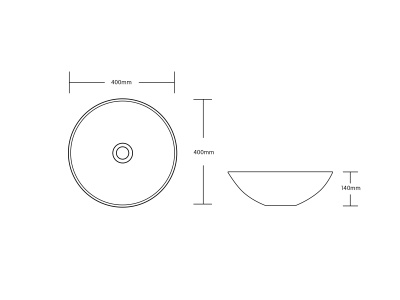Ceruttispa CR3301GW белая 400х400х140