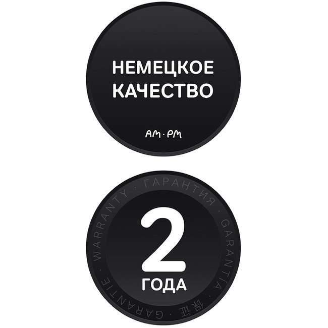 AM.PM Inspire V2.0 F0750A522 с термостатом Черная матовая
