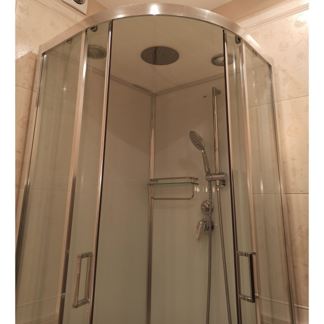 Frank F408 М Brilliant низкий поддон матовое стекло