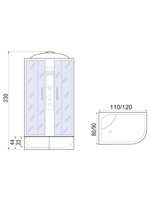 River Dunay XL 120/80/44 TH L